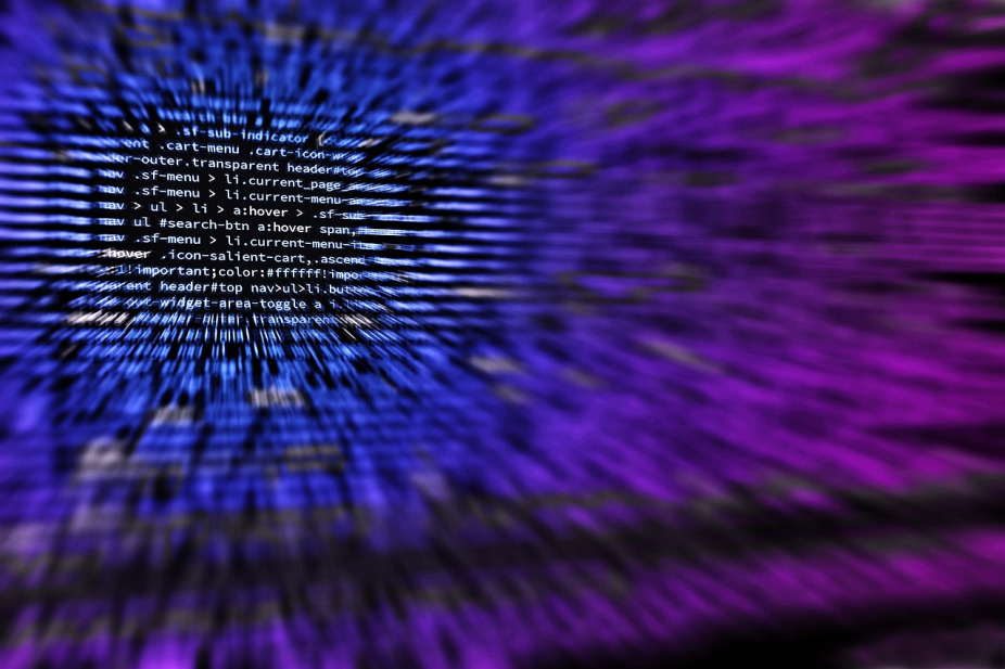 matrix style green code background